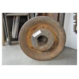 Primitive Logging Car Wheel Used On Log Rails Primitive Logging Car Wheel Used On Log Rails