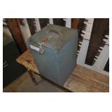 Custom Wood Lantern Box Painted Blue Custom Wood Lantern Box Painted Blue