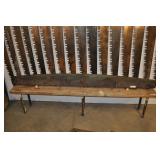 Wooden Crosscut Saw Vise 97" X 8 1/2" X 3 3/8" Wooden Crosscut Saw Vise 97" X 8 1/2" X 3 3/8"