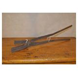 Antique Hand Forged Blacksmith Tongs 26 3/4"