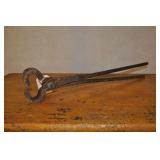 Antique Hand Forged Blacksmith Tongs 24 3/4"