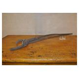 Antique Hand Forged Blacksmith Tongs 26 3/4" Antique Hand Forged Blacksmith Tongs 26 3/4"