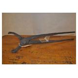 Antique Hand Forged Blacksmith Tongs 22 1/2"