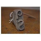 Logging Stamp Head " Sb ", 4 1/2 X 2 1/2" Logging Stamp Head " Sb ", 4 1/2 X 2 1/2"