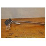 Antique Logging Stamp " T ", 18" With Handle Antique Logging Stamp " T ", 18" With Handle