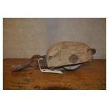 Double Wood Block Pulley Double Wood Block Pulley