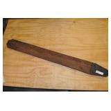 Vintage Logging Springboard With Metal Toe Plate Vintage Logging Springboard With Metal Toe Plate