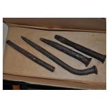 Hand Forged Iron Chisels Hand Forged Iron Chisels