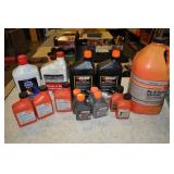 Assorted Bar And Chain Oil + 2 Stroke Mix