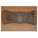 Vtg Double Bit Felling Axe Head 4" X 9 1/2",