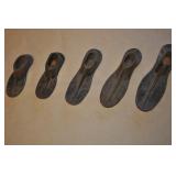 Set Of Antique Shoemaker Cobblers Iron Anvils Set Of Antique Shoemaker Cobblers Iron Anvils