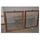 Pair Vintage Farmhouse Windows 28" X 30" Pair Vintage Farmhouse Windows 28" X 30"