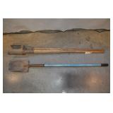 Garden Tools - Post Hole Diggers, Shovel