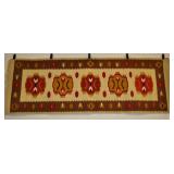 Hungarian Wool Rug Runner 37x62 Inches