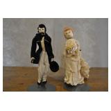 Antique Bride And Groom 6.5 Inches Tall