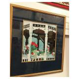 Framed Watercolor By Linda Rothchild 1992. Framed Watercolor By Linda Rothchild 1992.