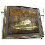 Original Artwork Stained Brass Etching Of The Original Artwork Stained Brass Etching Of The