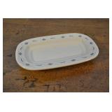 Longaberger Pottery Butter Plate 8.5"x5"w Longaberger Pottery Butter Plate 8.5"x5"w