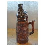 Beer Stein With Lid, 16 1/2"h X 6 1/8"w Beer Stein With Lid, 16 1/2"h X 6 1/8"w