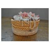 Musical Trinket Basket, Plays " Love Me Tender "