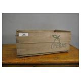 Wooden Pear Crate, " Peras Argentinas"