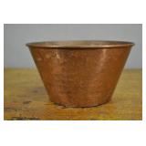 Hammered Copper Bowl, 8.75" X 4.75"