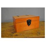 Wooden Storage Box, 10" X 12" X 5 7/8" Wooden Storage Box, 10" X 12" X 5 7/8"