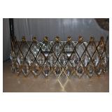 Retro Style Crystal Light Fixture, Vintage