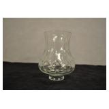 Glass Lamp Shade, Cut Crystal, 7" T X 5.5" W Glass Lamp Shade, Cut Crystal, 7" T X 5.5" W