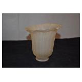Glass Lamp Shade, Frosted, Flower Petals, Glass Lamp Shade, Frosted, Flower Petals,