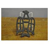 Cast Iron Trivet, Vintage, Left Facing Eagle, Cast Iron Trivet, Vintage, Left Facing Eagle,