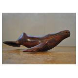 Carved Rosewood Humpback Whale 7 1/2" Carved Rosewood Humpback Whale 7 1/2"