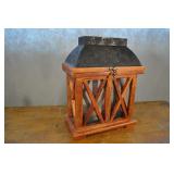 Wooden Tea Light Gazebo 12 3/4"h X 10"w Wooden Tea Light Gazebo 12 3/4"h X 10"w