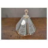 Hanging Lamp Shade,6 Frosted Glass Panels 8"x9" Hanging Lamp Shade,6 Frosted Glass Panels 8"x9"