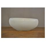 E O Brody Milk Glass Bowl, Vintage