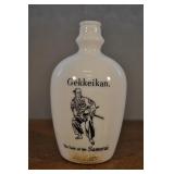 Gekkeikan Japanese Sake Bottle, Vintage Milk Glass Gekkeikan Japanese Sake Bottle, Vintage Milk Glass