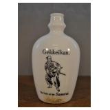 Gekkeikan Japanese Sake Bottle, Vintage Milk Glass