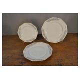 Bavaria Tirschenreuth Plates, Hand Painted, 3pcs Bavaria Tirschenreuth Plates, Hand Painted, 3pcs