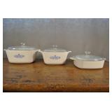 Corning Ware Covered Casserole Dishes , Vintage