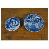 Porsgrund Norway Collectible Plates, Blue & White