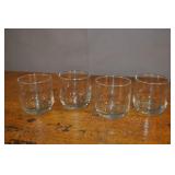 Juice Glasses, Vintage, Set Of 4 Juice Glasses, Vintage, Set Of 4