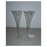 Long Stemware Glasses For Two, Hand Blown