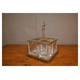 Glass Votive Candle Holder Caddy