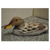 Wooden Duck Decoy, Hand Painted, 6"l Wooden Duck Decoy, Hand Painted, 6"l