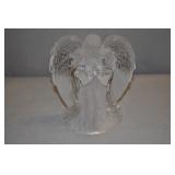 Lighted Angel, Clear And Frosted,