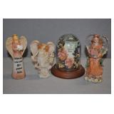 Angel Figurine Collection, Keepsakes, 4 Pcs