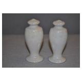 Salt And Pepper Shakers, Vintage, Opal Luster,