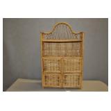 Wicker Cabinet, 15" X 25"