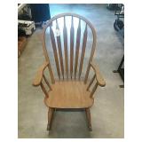 Rocking Chair Solid Wood. Seat 20"x18", Back