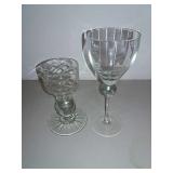 Stemware, Clear Crystal, White Wine & Goblet Stemware, Clear Crystal, White Wine & Goblet